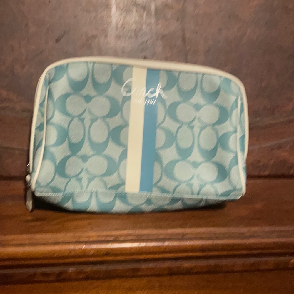Coach makeup bag